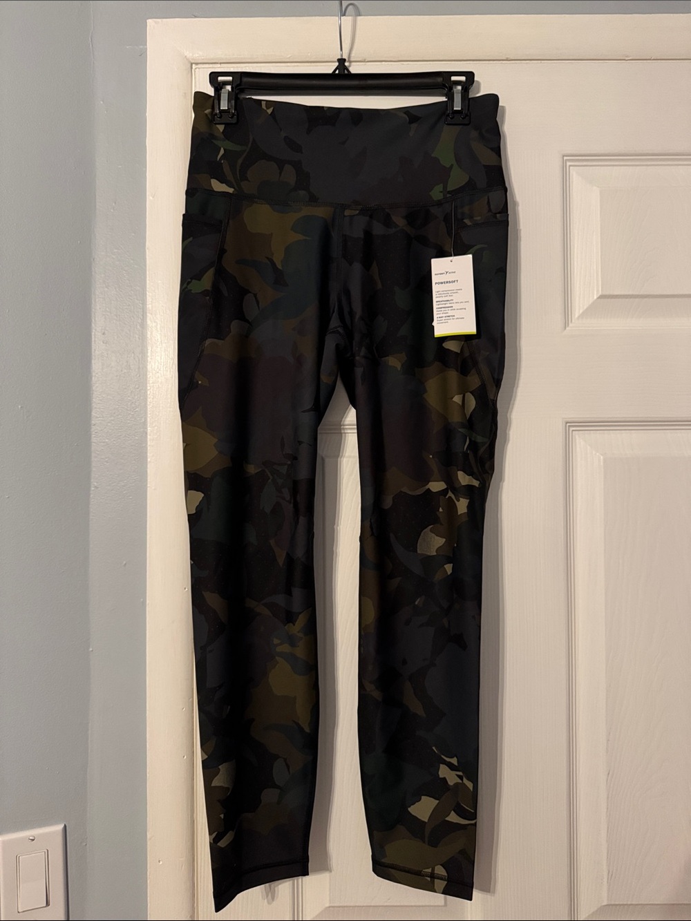 Camo Performance Leggings - Black/Green